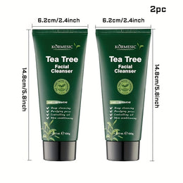 KissICON 2pcsx100g 2pcs Tea Tree Cleanser Gentle Foam