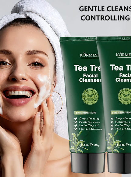 KissICON 2pcsx100g 2pcs Tea Tree Cleanser Gentle Foam