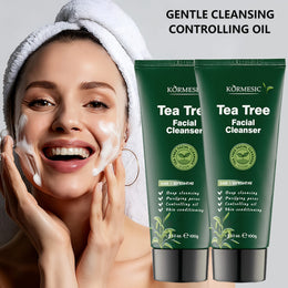 KissICON 2pcsx100g 2pcs Tea Tree Cleanser Gentle Foam