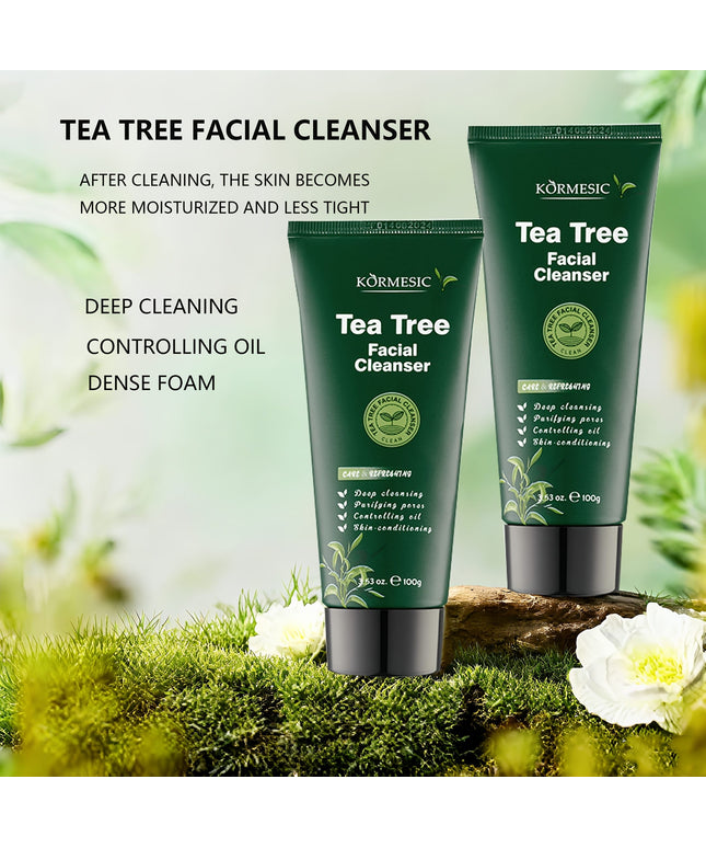 KissICON 2pcsx100g 2pcs Tea Tree Cleanser Gentle Foam