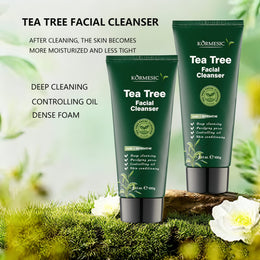 KissICON 2pcsx100g 2pcs Tea Tree Cleanser Gentle Foam