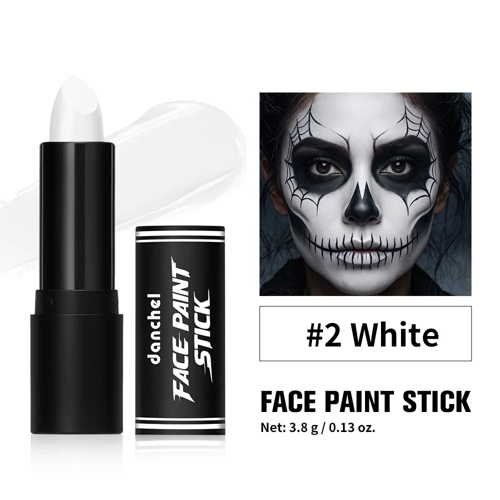 KissICON 2White Halloween Cosplay Face Body Paint Crayon Blue Black Green Sweatproof Long Lasting Makeup Stick