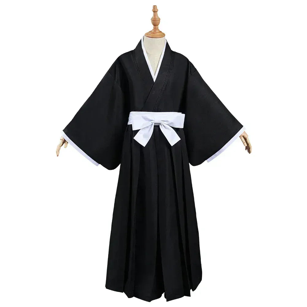 KissICON 2XL / black 2026 Halloween Bleach Kurosaki Ichigo / Kuchiki Rukia / Toushiro Toushirou Die Pa Cosplay Costume Outfits Black Suit Halloween