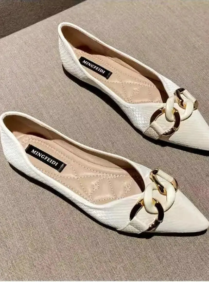 KissICON 3 / 36 Flat Shoes for Women Spring Summer New Metal