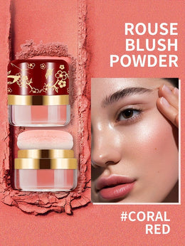 jkthpu-45 3 boxes/set KissIcon Cushion Blush Trio Coral - Waterproof Long