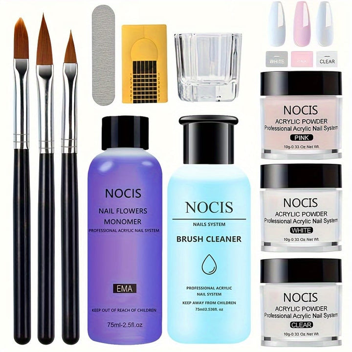 KissIcon NOCIS Acrylic Nail Kit - Non Yellowing