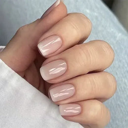 KissICON 3 KissIcon 24Pcs French Tip Nails - Solid Color