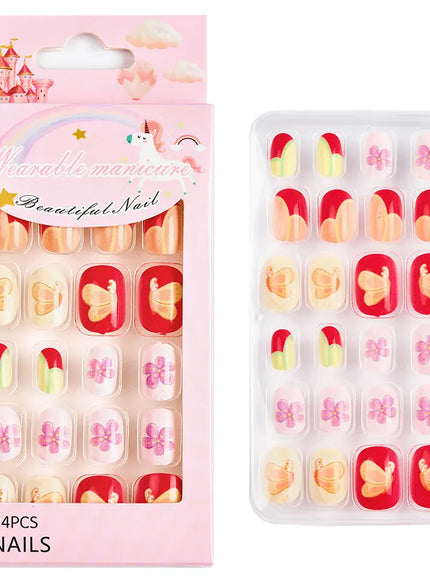 KissICON 3 KissIcon Kids Cartoon Nail Tips - Detachable Press
