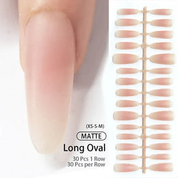 KissICON 3 KissIcon Matte Nude Fake Nails - Full Cover