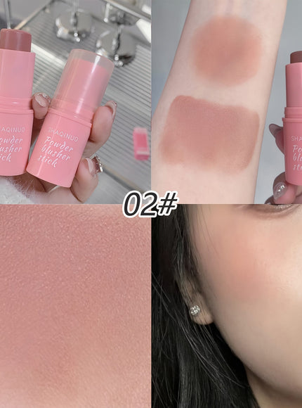 jkthpu-45 3-pack (01#+02#+03#) KissIcon 3 In 1 Matte Blush Stick -