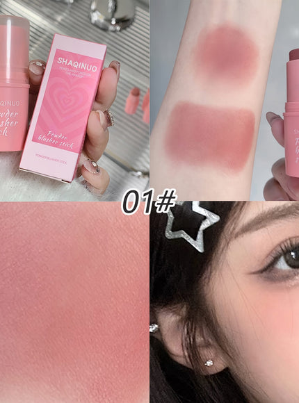 jkthpu-45 3-pack (01#+02#+03#) KissIcon 3 In 1 Matte Blush Stick -