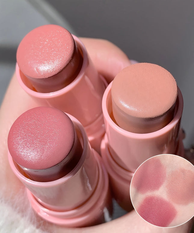 jkthpu-45 3-pack (01#+02#+03#) KissIcon 3 In 1 Matte Blush Stick -
