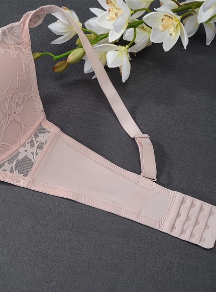 KissICON 3-pack Curve Elegant Lace Bralettes Underwire Polyamide