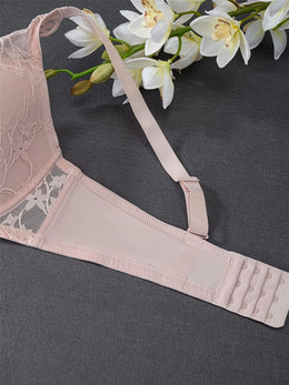 KissICON 3-pack Curve Elegant Lace Bralettes Underwire Polyamide