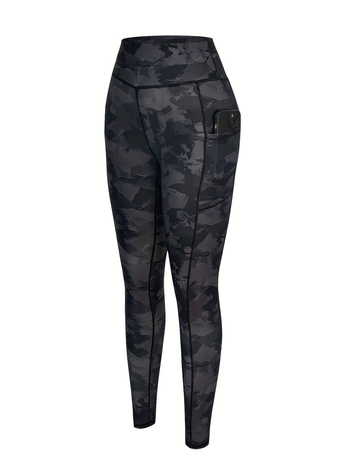 jkthpu-45 3-Pack Women'S High-Waisted Yoga Pants with Side Pockets