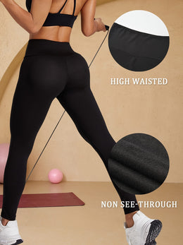 jkthpu-45 3-Pack Women's Plus Size High Waisted Yoga Pants
