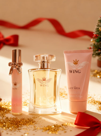 KissICON 3-Piece Gift Set Holiday 3pc Perfume – Gift Warming Fragrance