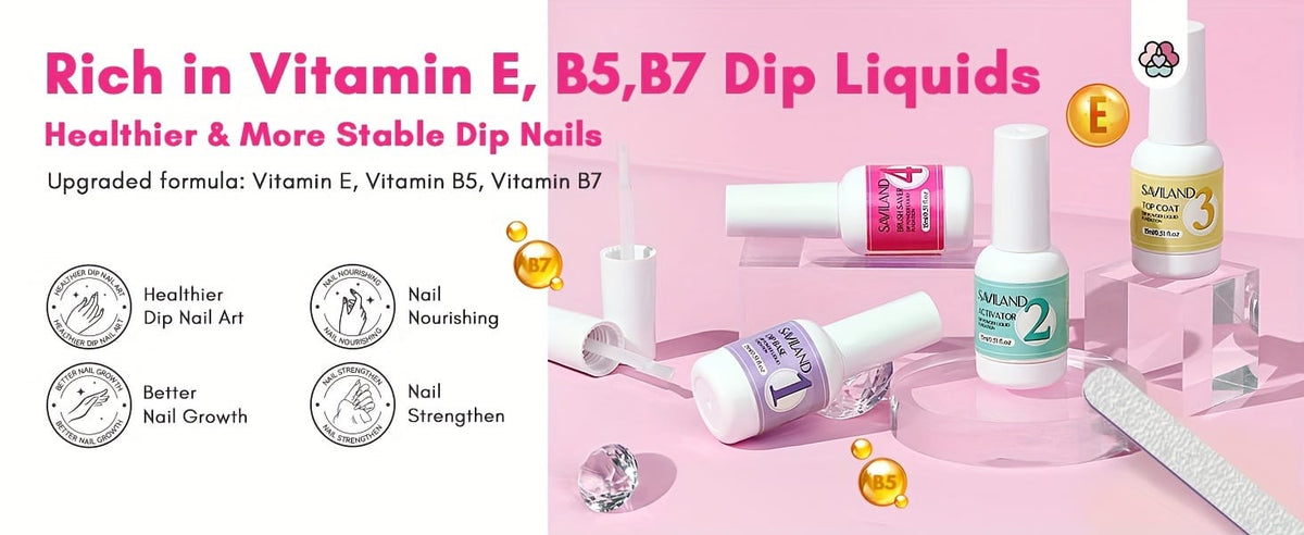 KissICON 30 Colors KissIcon SAVILAND Dip Powder Nail Kit - 30