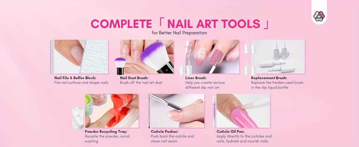 KissICON 30 Colors KissIcon SAVILAND Dip Powder Nail Kit - 30