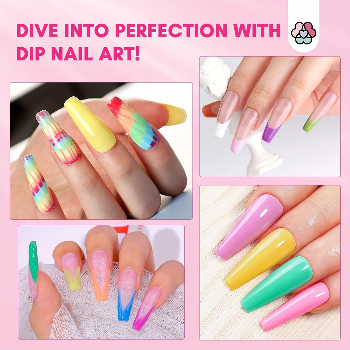 KissICON 30 Colors KissIcon SAVILAND Dip Powder Nail Kit - 30