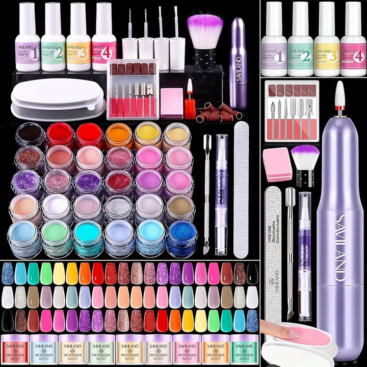 KissIcon SAVILAND Dip Powder Nail Kit - 30