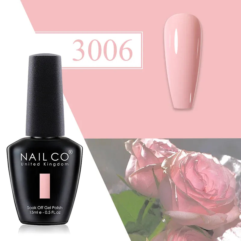 KissICON 3006 💋 Nailco Red Gel Polish - Lasting Soak