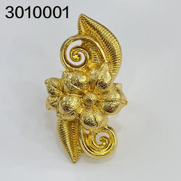 KissICON 3010001 / CHINA / resizable Dubai Flower Ring – Wedding Gift