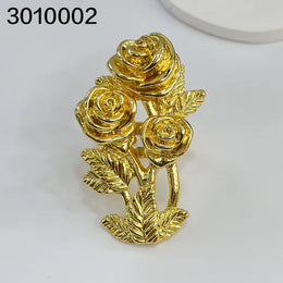 KissICON 3010002 / CHINA / resizable Dubai Flower Ring – Wedding Gift