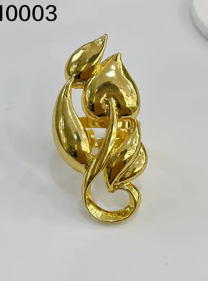 KissICON 3010003 / CHINA / resizable Dubai Flower Ring – Wedding Gift