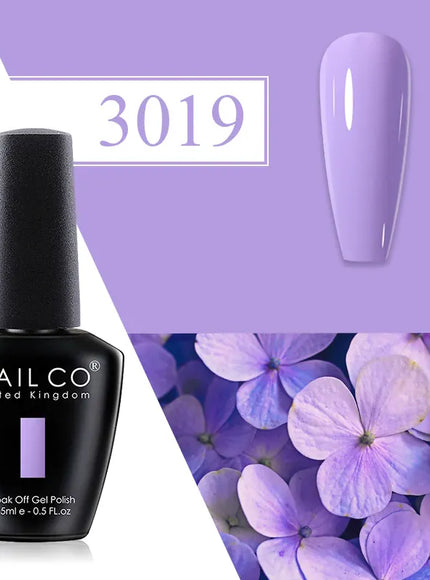 KissICON 3019 💋 Nailco Red Gel Polish - Lasting Soak