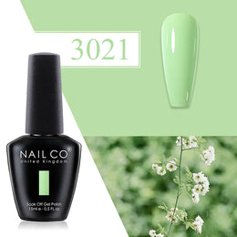 KissICON 3021 💋 Nailco Red Gel Polish - Lasting Soak