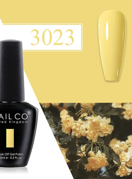 KissICON 3023 💋 Nailco Red Gel Polish - Lasting Soak