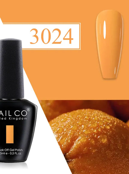 KissICON 3024 💋 Nailco Red Gel Polish - Lasting Soak