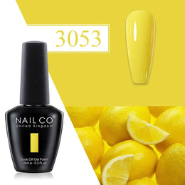 KissICON 3053 💋 Nailco Red Gel Polish - Lasting Soak