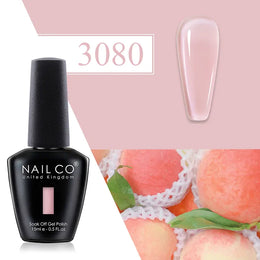 KissICON 3080 💋 Nailco Red Gel Polish - Lasting Soak