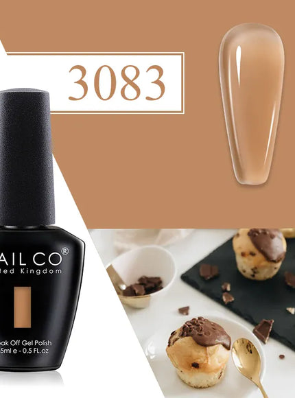KissICON 3083 💋 Nailco Red Gel Polish - Lasting Soak