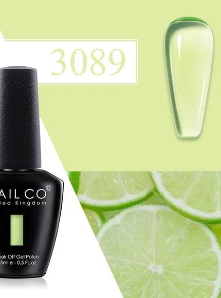 KissICON 3089 💋 Nailco Red Gel Polish - Lasting Soak