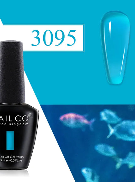 KissICON 3095 💋 Nailco Red Gel Polish - Lasting Soak