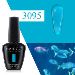 KissICON 3095 💋 Nailco Red Gel Polish - Lasting Soak