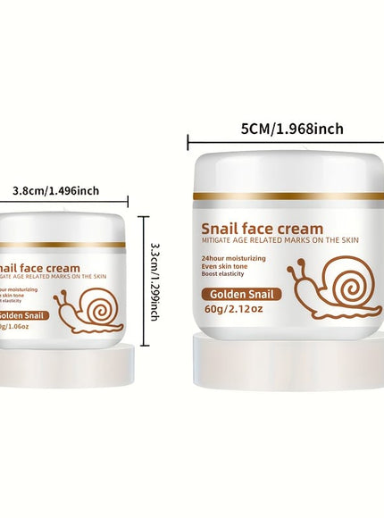 KissICON 30g/1.06fl.oz+60g/2.12fl.oz ZERELLE Snail Face Cream 60g Hyaluronic Hydration Retinol
