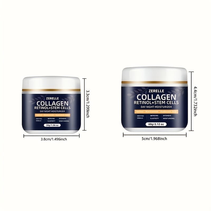 KissICON 30g/1.06oz+60g/2.12oz KissIcon ZERELLE Retinol Collagen Cream - Hydrating DayNight