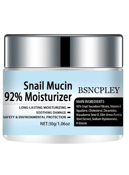 KissICON 30g Bsncpley Hydrating Snail Mucin Cream Plant Squalane