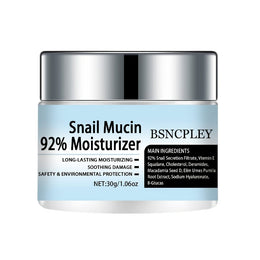 KissICON 30g Bsncpley Hydrating Snail Mucin Cream Plant Squalane