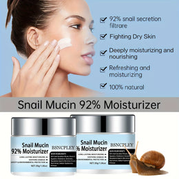 KissICON 30g Bsncpley Hydrating Snail Mucin Cream Plant Squalane