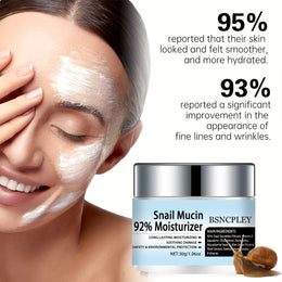 KissICON 30g Bsncpley Hydrating Snail Mucin Cream Plant Squalane