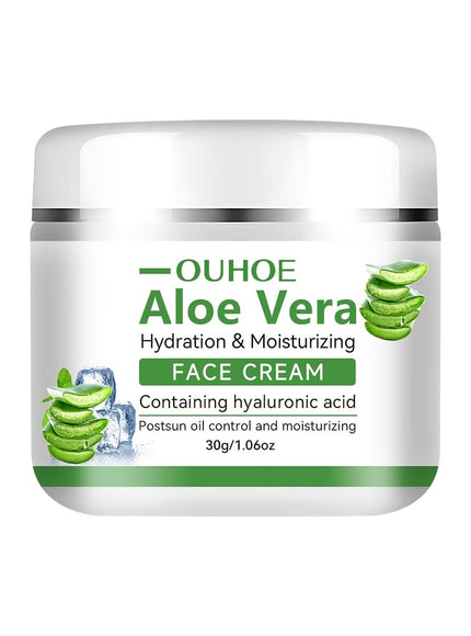 KissICON 30g OUHOE Aloe Vera Cream - Deep Hydration With