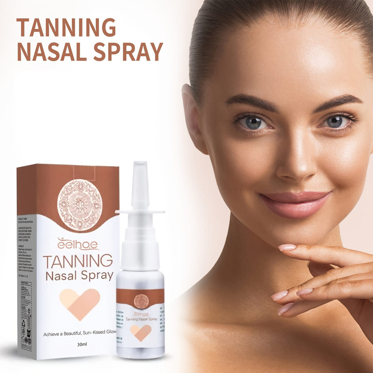 KissICON 30ml Glow Bronze Tanning Spray Beach Ready