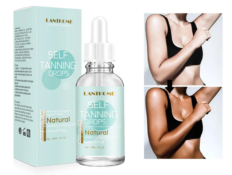 KissICON 30ml KissIcon Self Tanner Drops 30ml Sunless - Natural-Looking