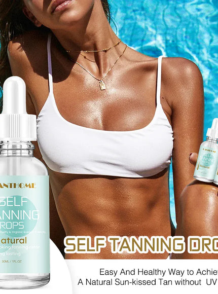 KissICON 30ml KissIcon Self Tanner Drops 30ml Sunless - Natural-Looking