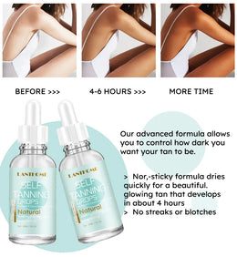 KissICON 30ml KissIcon Self Tanner Drops 30ml Sunless - Natural-Looking
